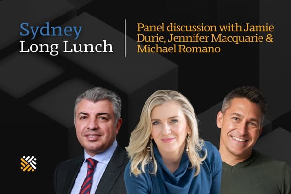 Sydney Long Lunch | Panel discussion with Jamie Durie, Jennifer Macquarie & Michael Romano